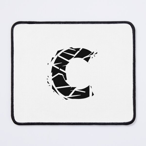 Item preview, Cracked Stone Letter C - Distressed Grunge Style designed and sold by uncoXab.