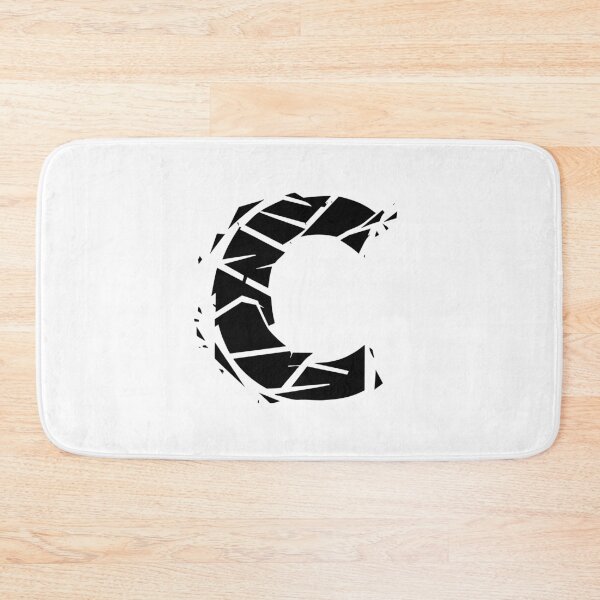 Item preview, Cracked Stone Letter C - Distressed Grunge Style designed and sold by uncoXab.