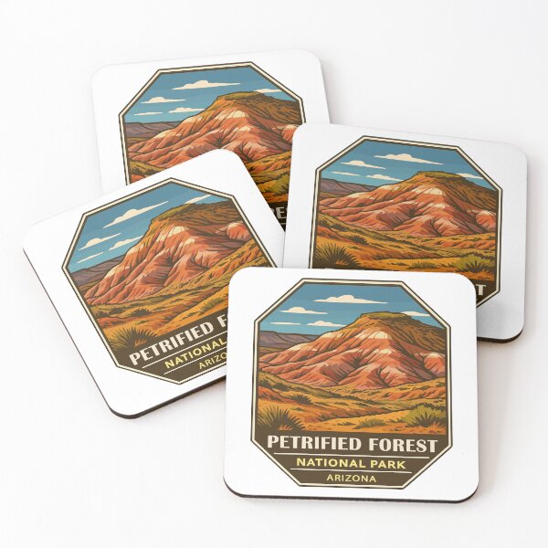 Item preview, Petrified Forest National Park Retro Sticker designed and sold by Ismeal Von.