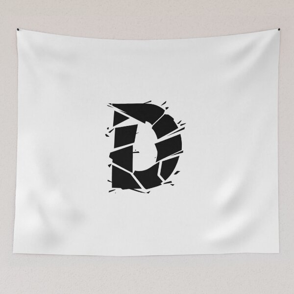 Item preview, Cracked Stone Letter D - Distressed Grunge Style designed and sold by uncoXab.