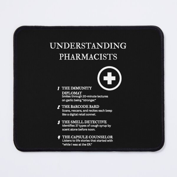 Item preview, Understanding Pharmacists – Proof That Patience Can Be Professionally Measured – Black designed and sold by PsyFlow35.