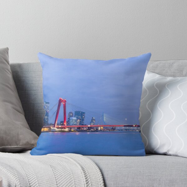 Item preview, Rotterdam Willems Bridge at Night designed and sold by Sonny Vermeer.
