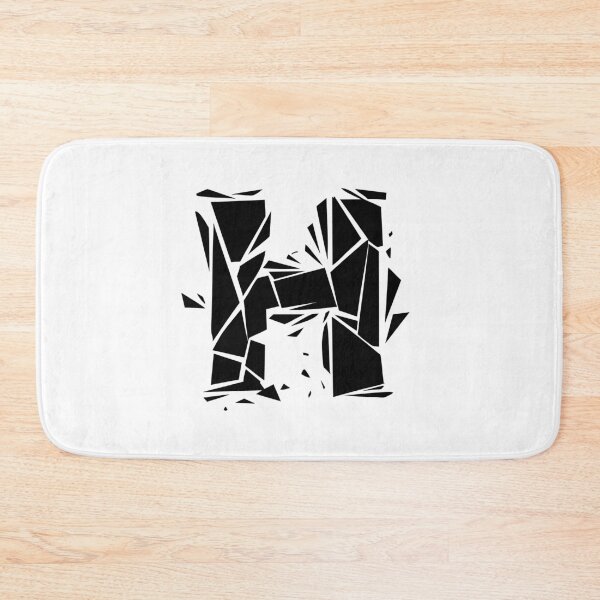 Item preview, Cracked Stone Letter H - Distressed Grunge Style designed and sold by uncoXab.