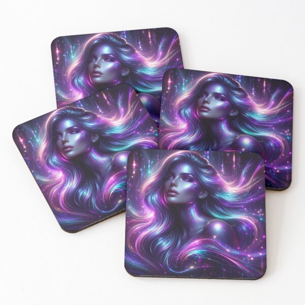Item preview, Nyxara – Goddess of Neon Shadows designed and sold by DreamArt Creations.