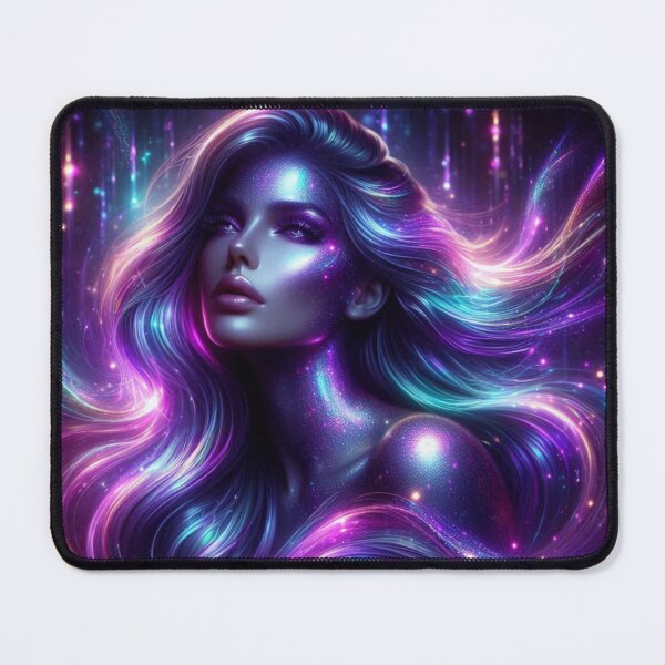 Item preview, Nyxara – Goddess of Neon Shadows designed and sold by DreamArt Creations.