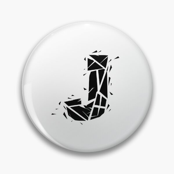 Item preview, Cracked Stone Letter J - Distressed Grunge Style designed and sold by uncoXab.