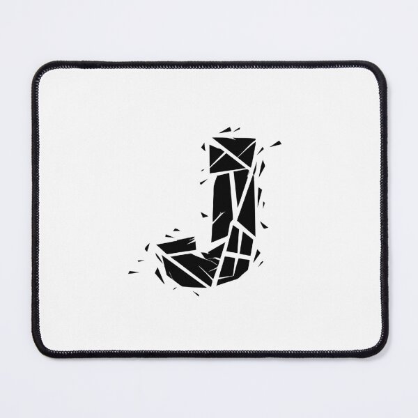 Item preview, Cracked Stone Letter J - Distressed Grunge Style designed and sold by uncoXab.