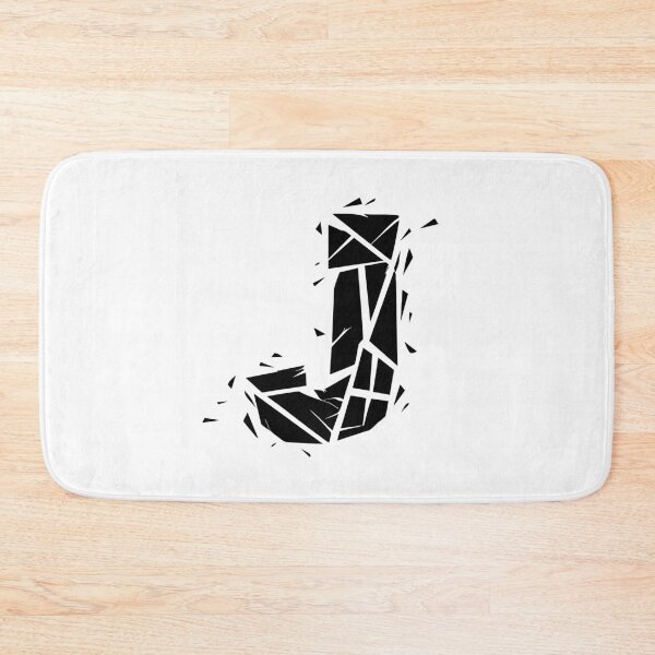 Item preview, Cracked Stone Letter J - Distressed Grunge Style designed and sold by uncoXab.