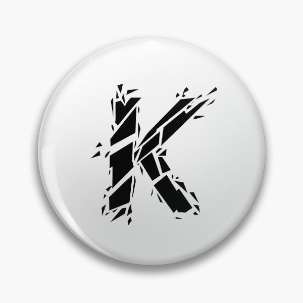Item preview, Cracked Stone Letter K - Distressed Grunge Style designed and sold by uncoXab.