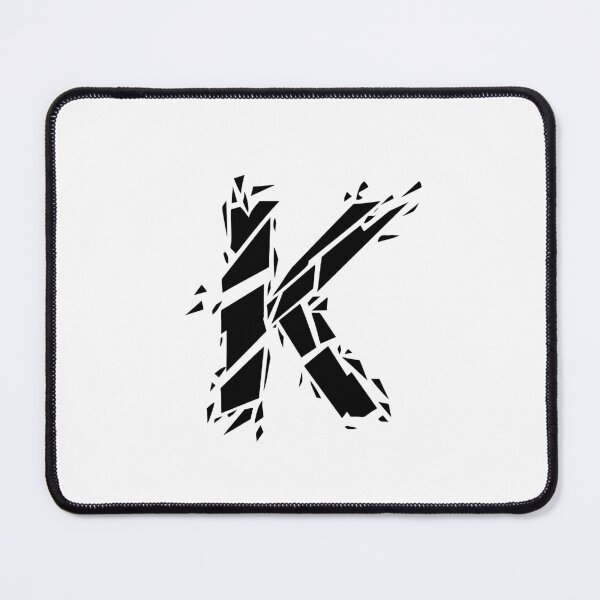 Item preview, Cracked Stone Letter K - Distressed Grunge Style designed and sold by uncoXab.