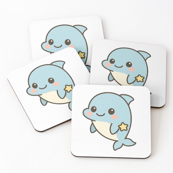 Item preview, Kawaii Chibi Dolphin – Cute Ocean Animal | CutiVerse designed and sold by CutiVerse.