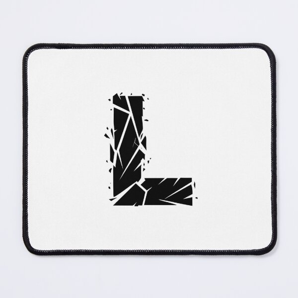 Item preview, Cracked Stone Letter L - Distressed Grunge Style designed and sold by uncoXab.