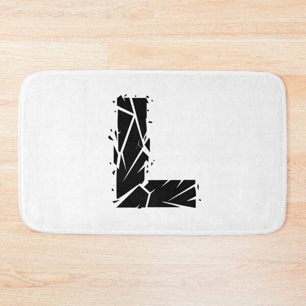 Item preview, Cracked Stone Letter L - Distressed Grunge Style designed and sold by uncoXab.