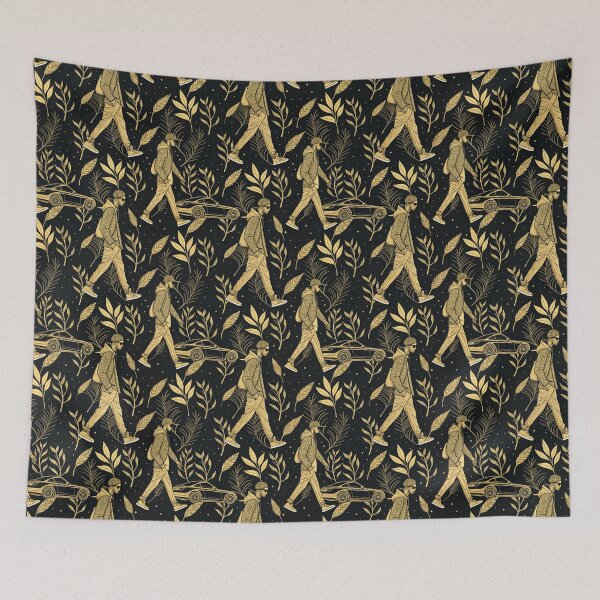 Item preview, Chic and golden autumn pattern design designed and sold by Merrylands Artshop.