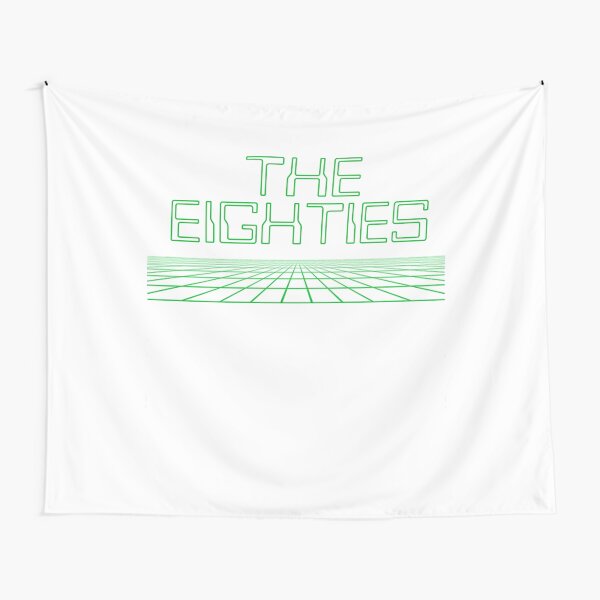 Synthwave, Retrowave Design For The Eighties Music Lovers Tapestry