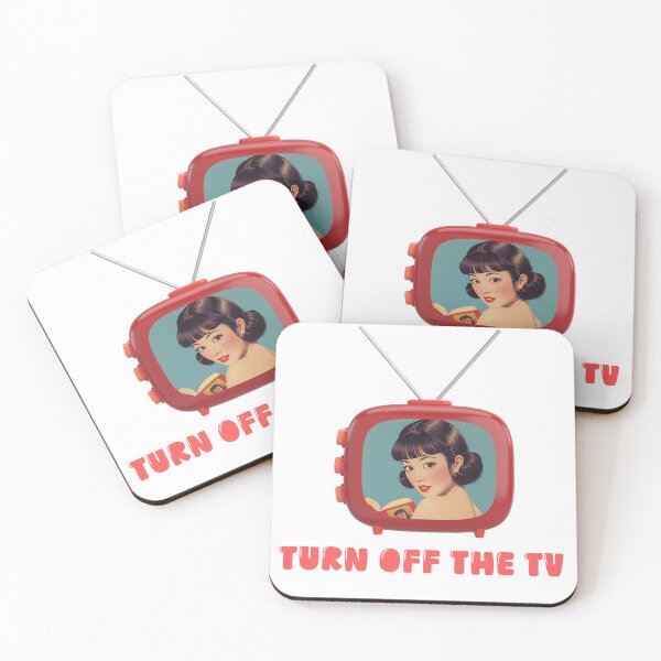 Item preview, Vintage Cute Girl Japan Retro Red TV Turn Off the TV designed and sold by Vintage City.