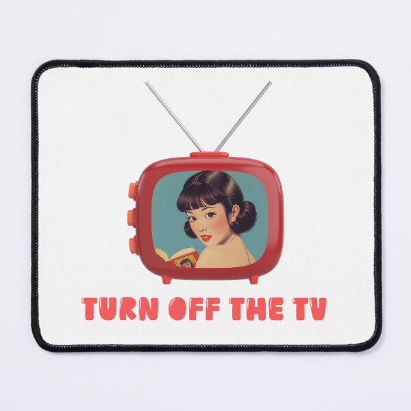 Item preview, Vintage Cute Girl Japan Retro Red TV Turn Off the TV designed and sold by Vintage City.