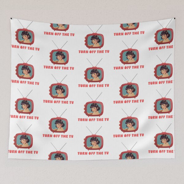 Item preview, Vintage Cute Girl Japan Retro Red TV Turn Off the TV designed and sold by Vintage City.