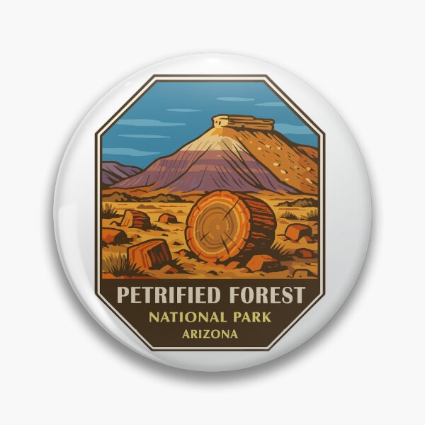Item preview, Petrified Forest National Park Retro Sticker designed and sold by Ismeal Von.