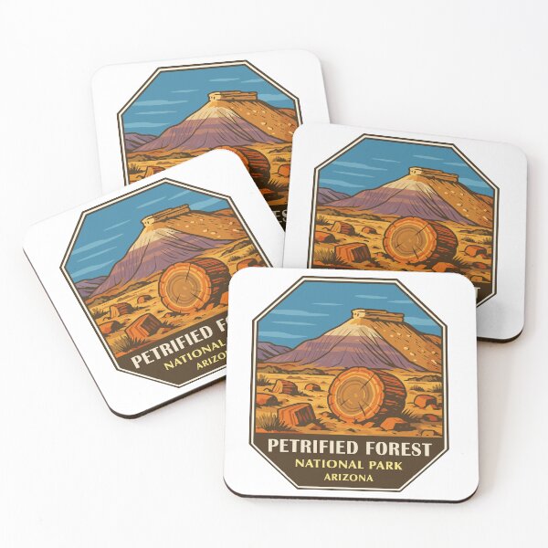 Item preview, Petrified Forest National Park Retro Sticker designed and sold by Ismeal Von.