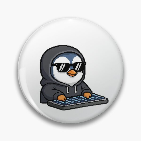 Item preview, Linux Hacker Penguin Art designed and sold by WiserShop.