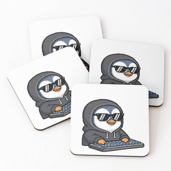 Item preview, Linux Hacker Penguin Art designed and sold by WiserShop.