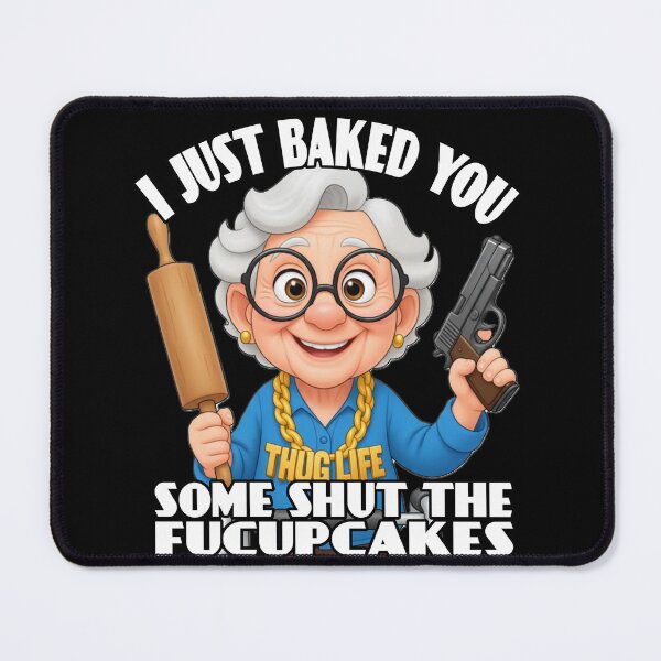 Item preview, I JUST BAKED YOU SOME SHUT THE FUCUPCAKES – Funny Retro Cartoon Design designed and sold by A-T-H.