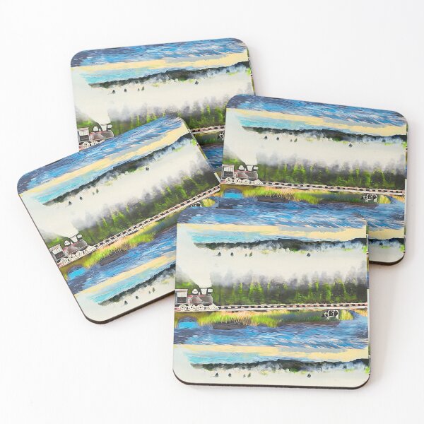 Item preview, Train Coming and Cow Grazing designed and sold by Anne's Drawing and Design.
