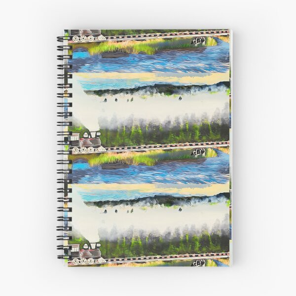 Item preview, Train Coming and Cow Grazing designed and sold by Anne's Drawing and Design.