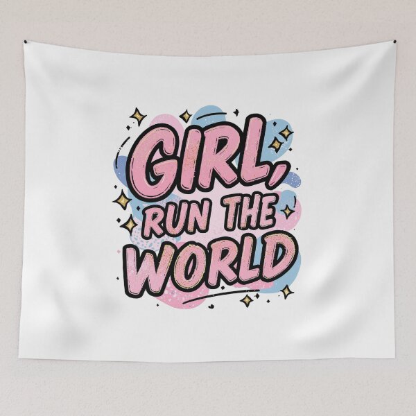 Item preview, Girl Power Quote Feminist Motivation Typography Design. Empowered Women Slogan design  designed and sold by Aarvya Fashion Club ( A.F.C ).
