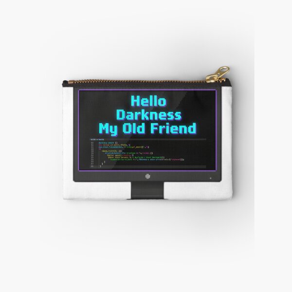 Item preview, Hello Darkness My Old Friend Art designed and sold by WiserShop.