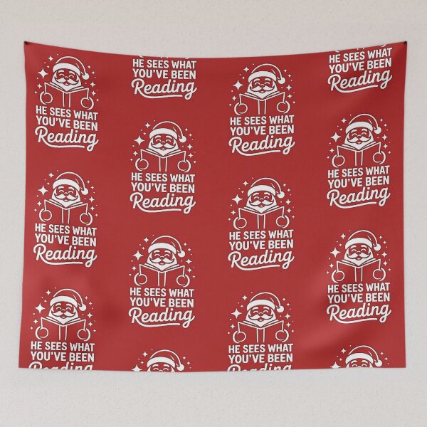 Item preview, He Sees What You've Been Reading  designed and sold by LovelyEvaDesign.
