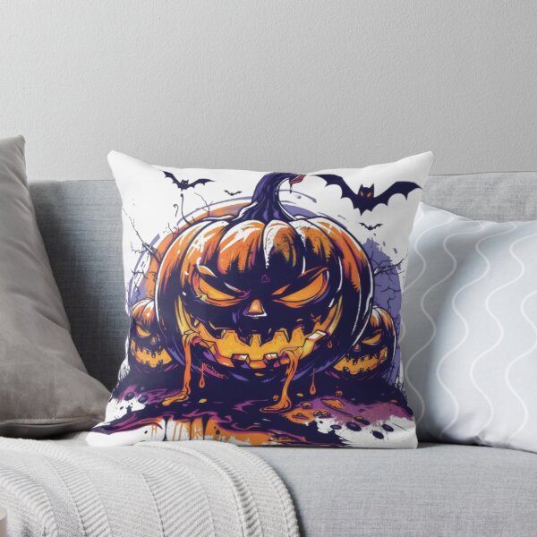 Item preview, Evil Pumpkin Horror Halloween Design designed and sold by funiSockel.