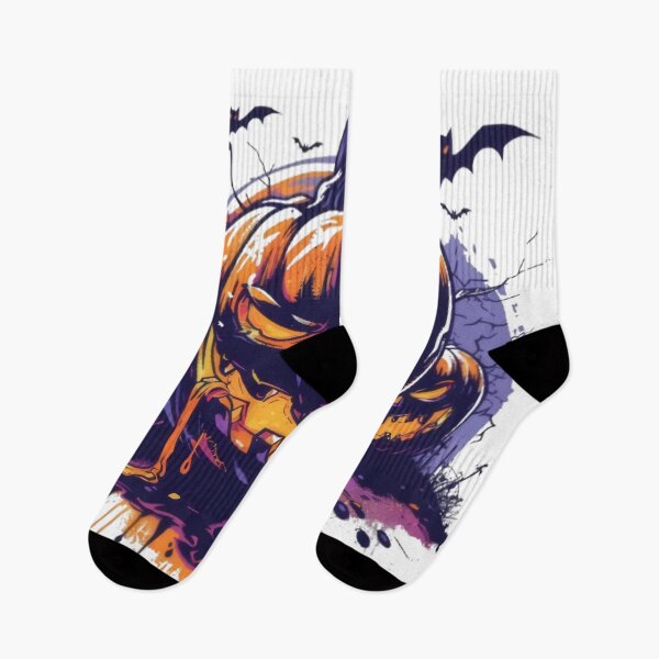 Item preview, Evil Pumpkin Horror Halloween Design designed and sold by funiSockel.