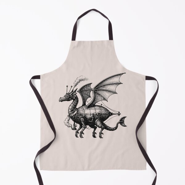 Item preview, The Airship Dragon – Living Airship | Steampunk Engraving designed and sold by Tattee.
