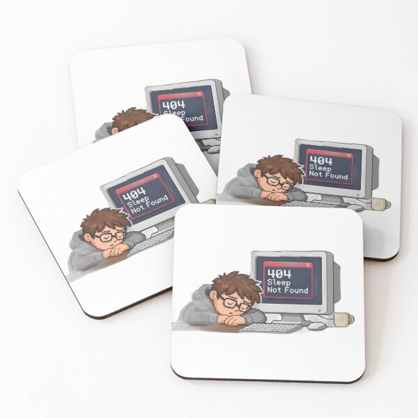 Item preview, 404 Sleep Not Found Developer Joke designed and sold by WiserShop.