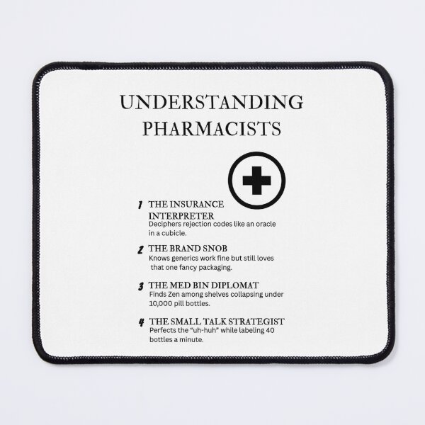 Item preview, Understanding Pharmacists – Smiling Through Chaos and Counting Perfectly designed and sold by PsyFlow35.