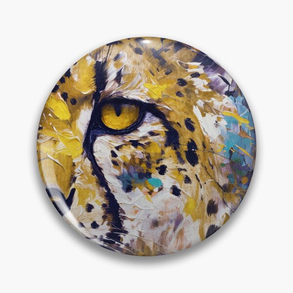 Item preview, Bold Cheetah Expressionist Portrait designed and sold by caracatita75.