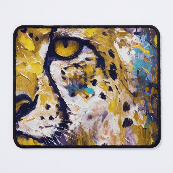 Item preview, Bold Cheetah Expressionist Portrait designed and sold by caracatita75.