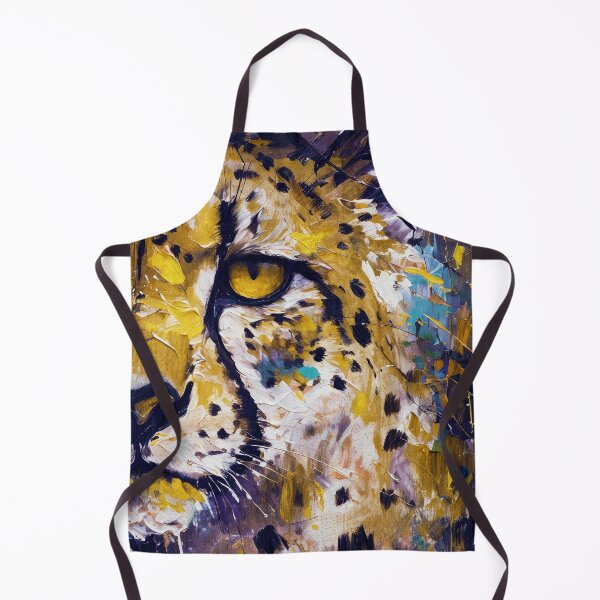 Item preview, Bold Cheetah Expressionist Portrait designed and sold by caracatita75.