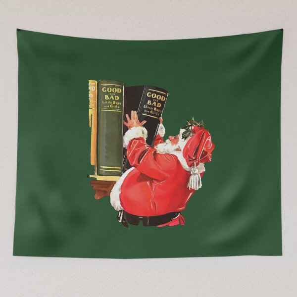 Item preview, Naughty or Nice Lists Christmas Fun Vector Art designed and sold by taiche.