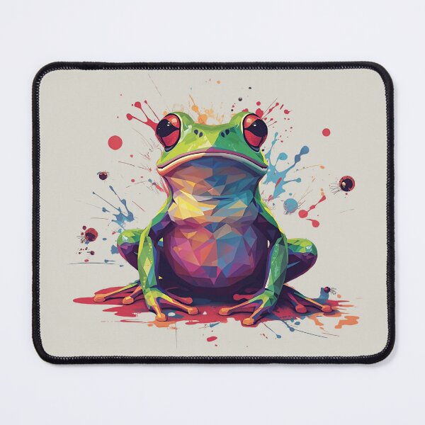 Item preview, Serene Geometry – Abstract Frog Splash Art designed and sold by Lumive.