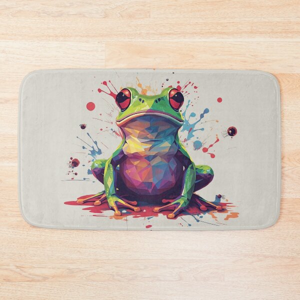 Item preview, Serene Geometry – Abstract Frog Splash Art designed and sold by Lumive.