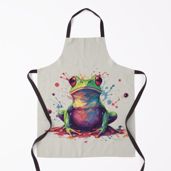 Item preview, Serene Geometry – Abstract Frog Splash Art designed and sold by Lumive.