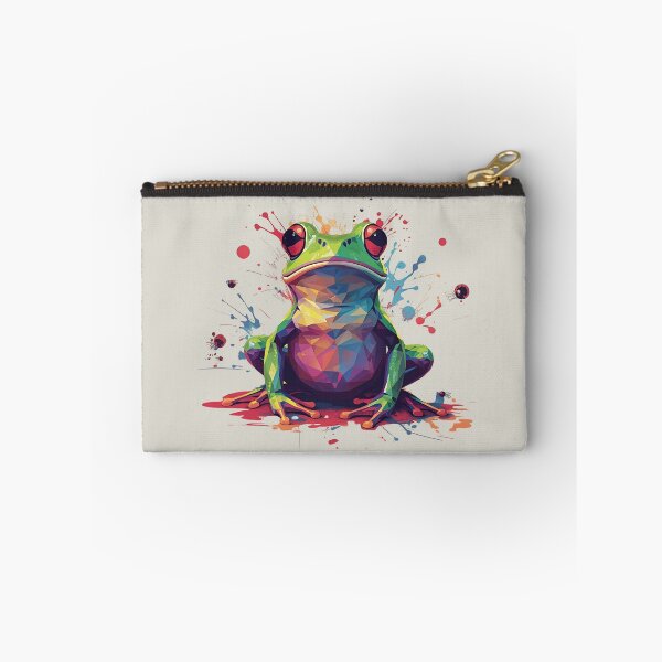Item preview, Serene Geometry – Abstract Frog Splash Art designed and sold by Lumive.