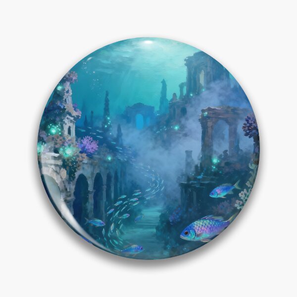 Item preview, Enchanted Underwater Ruins designed and sold by Roanemermaid.