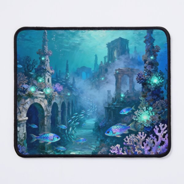 Item preview, Enchanted Underwater Ruins designed and sold by Roanemermaid.