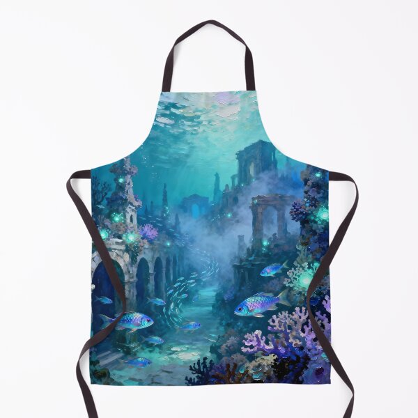 Item preview, Enchanted Underwater Ruins designed and sold by Roanemermaid.