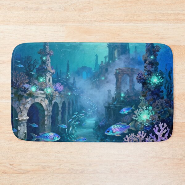 Item preview, Enchanted Underwater Ruins designed and sold by Roanemermaid.