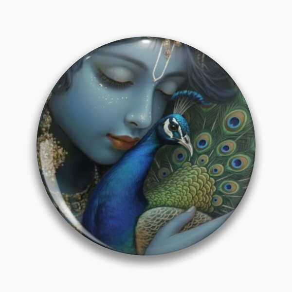 Item preview, Krishna with Tandavika designed and sold by ritusdesigns.